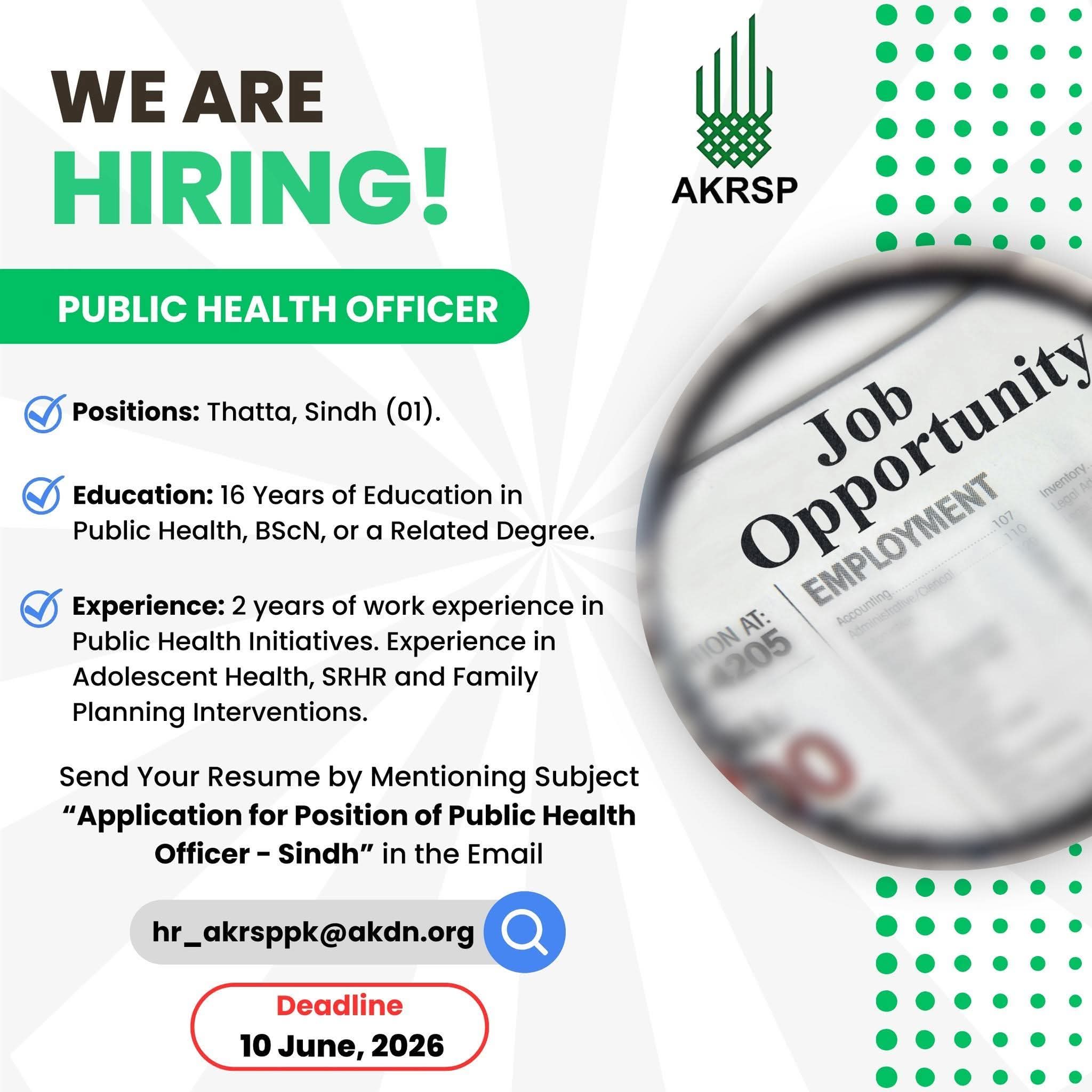 Public Health Officer