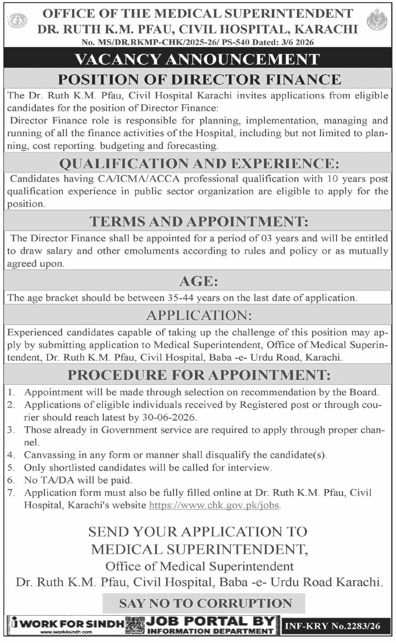 Dr. Ruth K.M. Pfau Civil Hospital