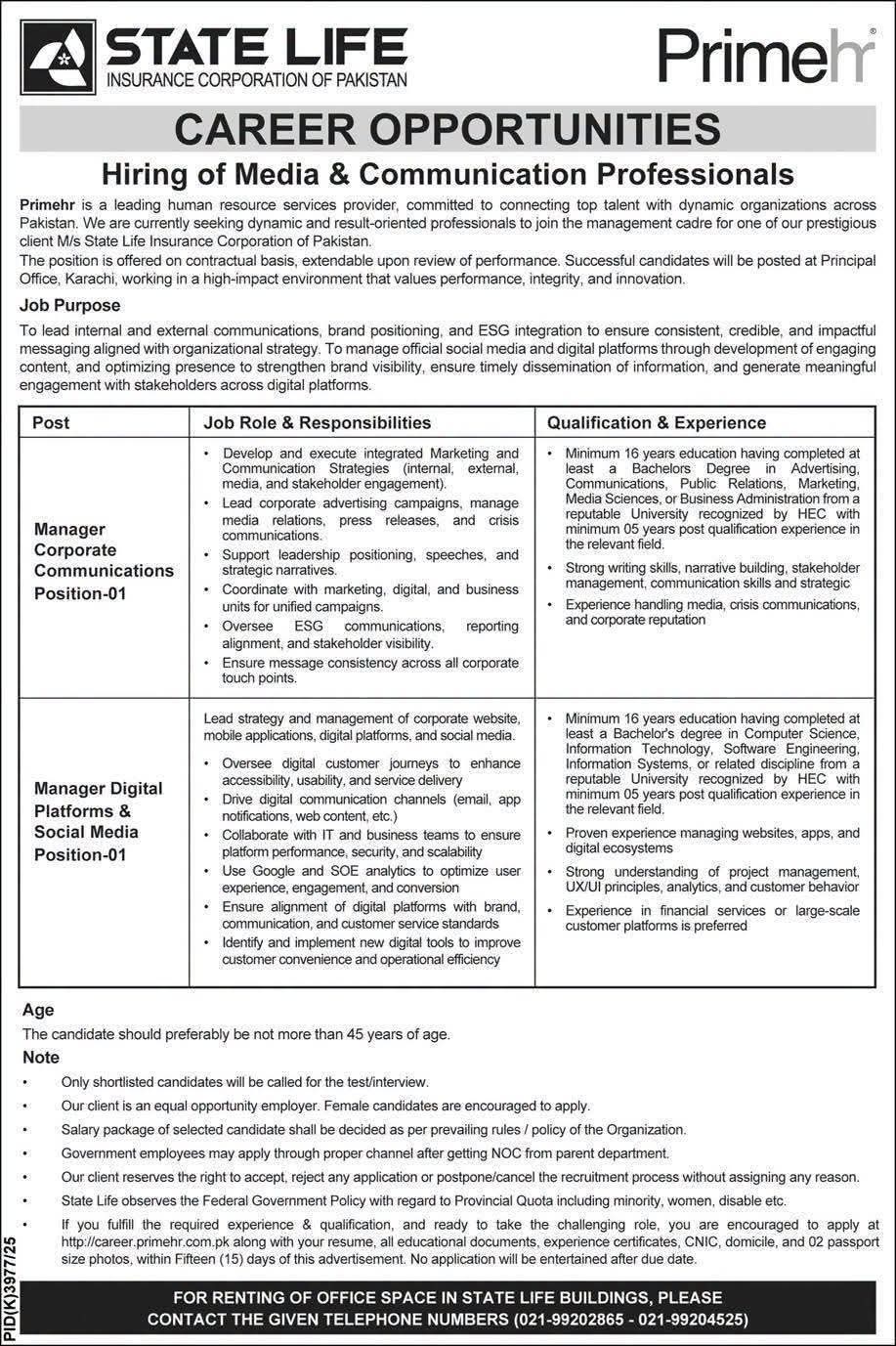 Corporate advertising and ESG communication manager description image