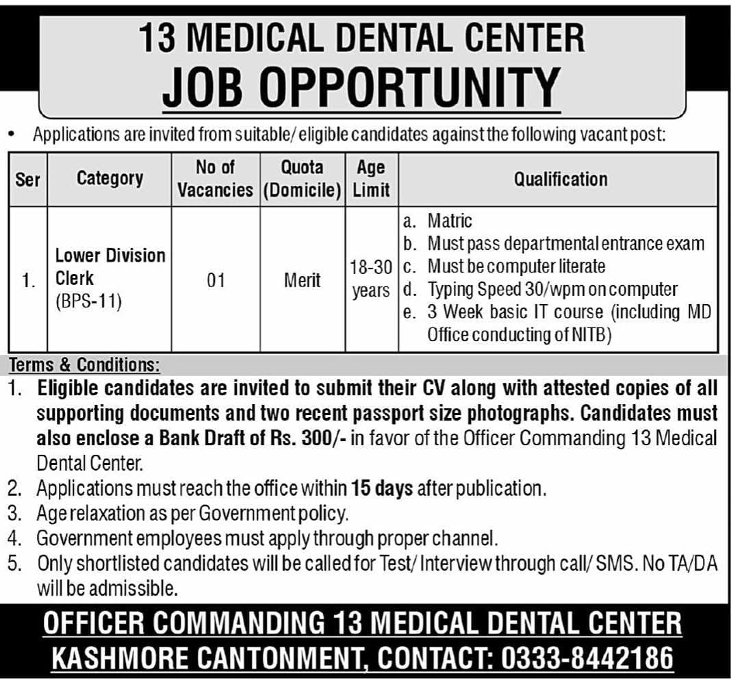 13 Medical Dental Center Jobs 2026