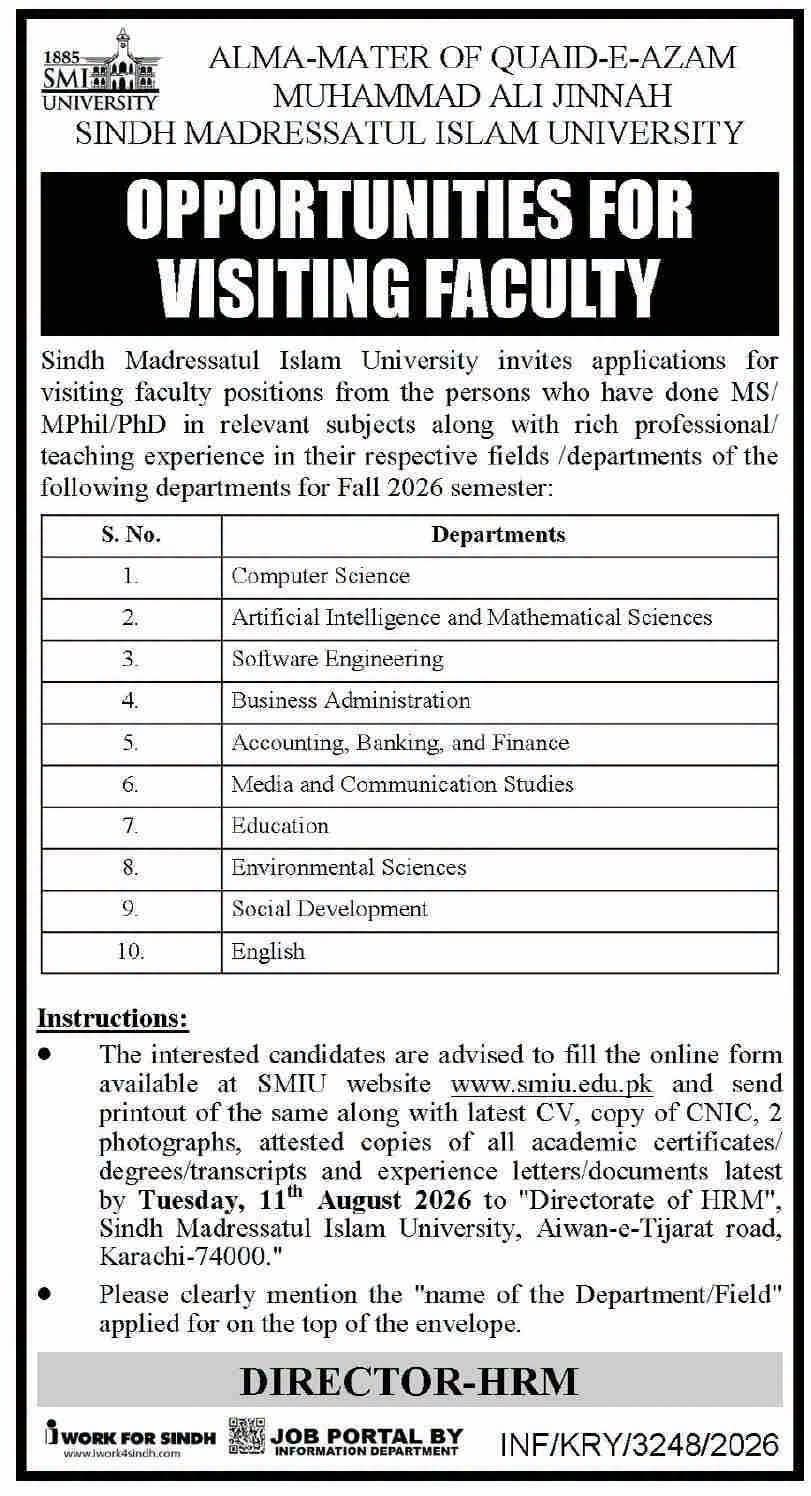 Sindh Madressatul Islam University SMIU