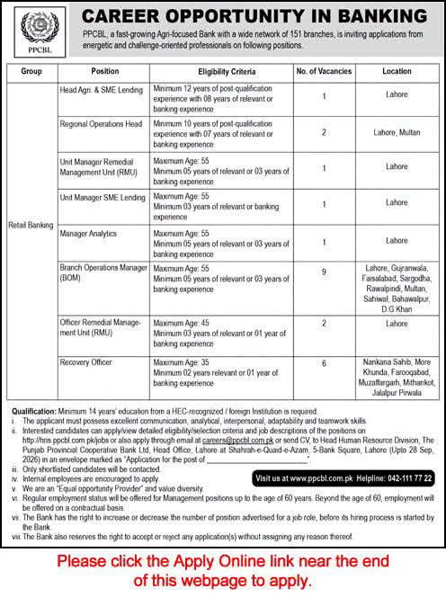 PPCBL Jobs 2026